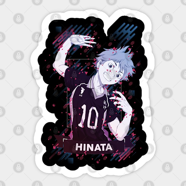 haikyuu - "haikyu" : hinata - haikyu volleyball - dynamic style - awsome gift for anime lover Sticker by EhsanStore